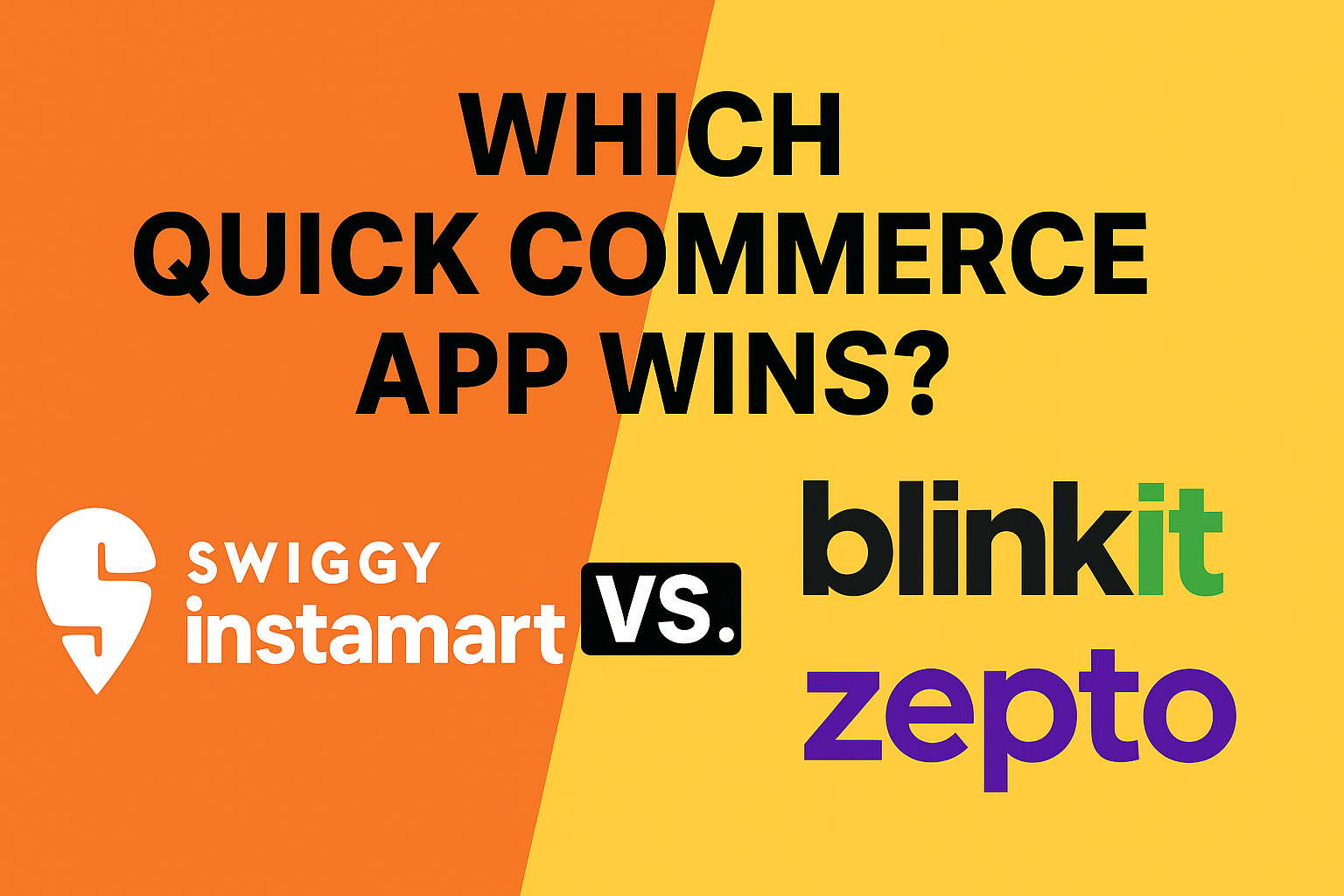 Swiggy Instamart vs. Blinkit & Zepto: Which Quick-Commerce App Wins?