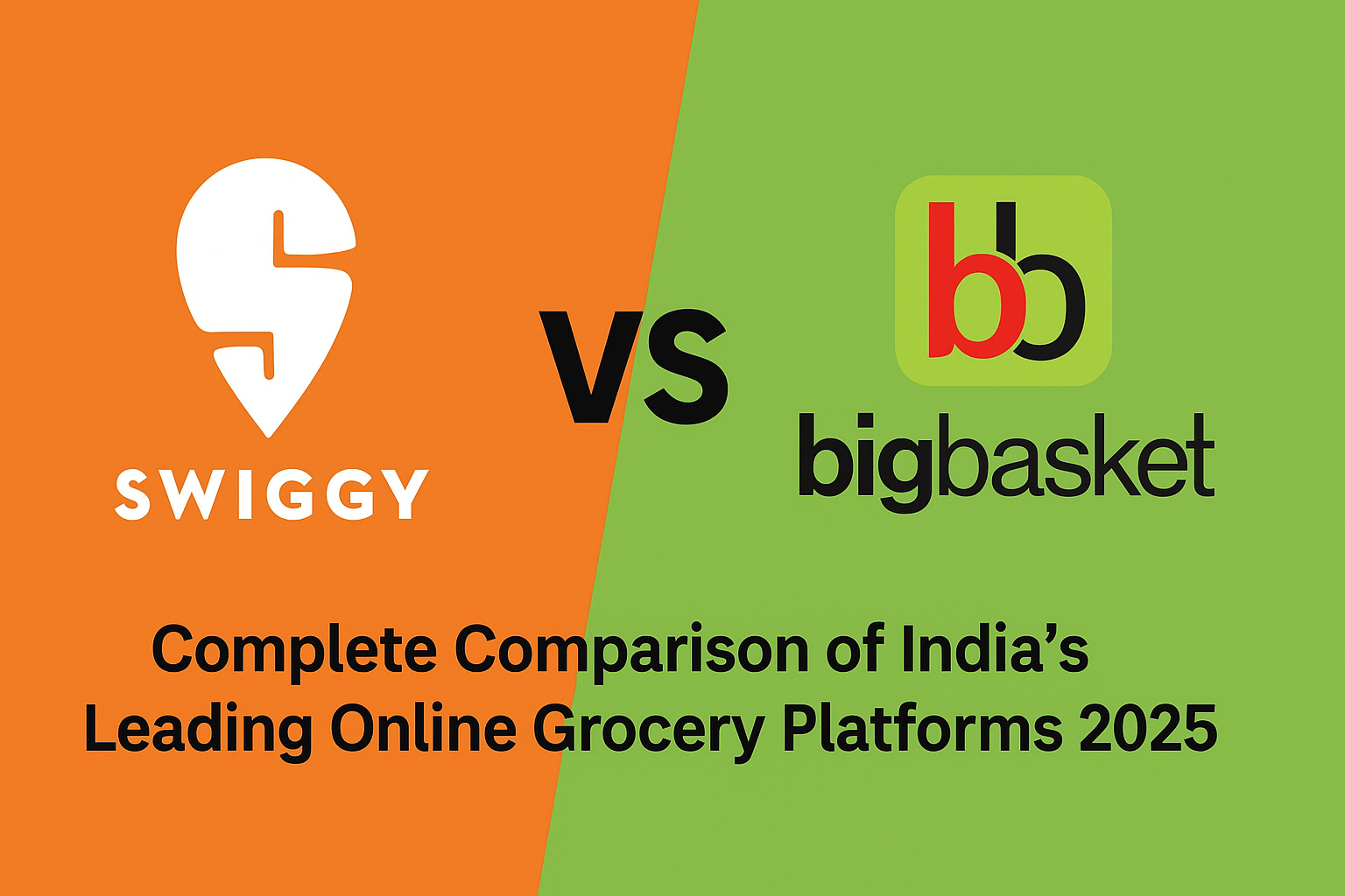 Swiggy vs BigBasket: Complete Comparison of India’s Leading Online Grocery Platforms 2025